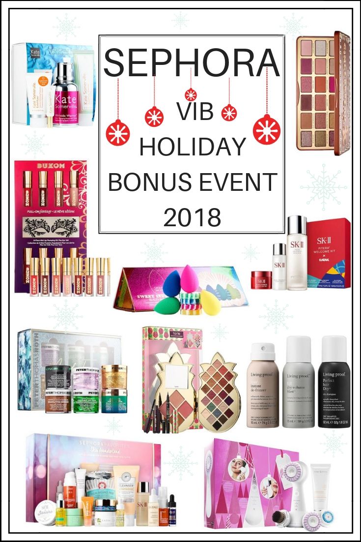 Sephora Beauty Insider VIB Holiday Bonus Event 2018