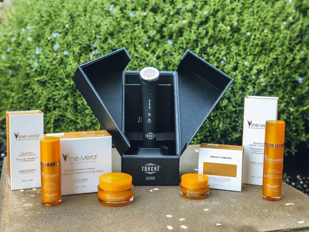 Vine Vera Vitamin C Skincare collection plus TORCHE V2+ Review - Everyday Holly Blog