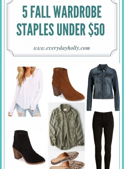 5 Fall Style Staples Under $50