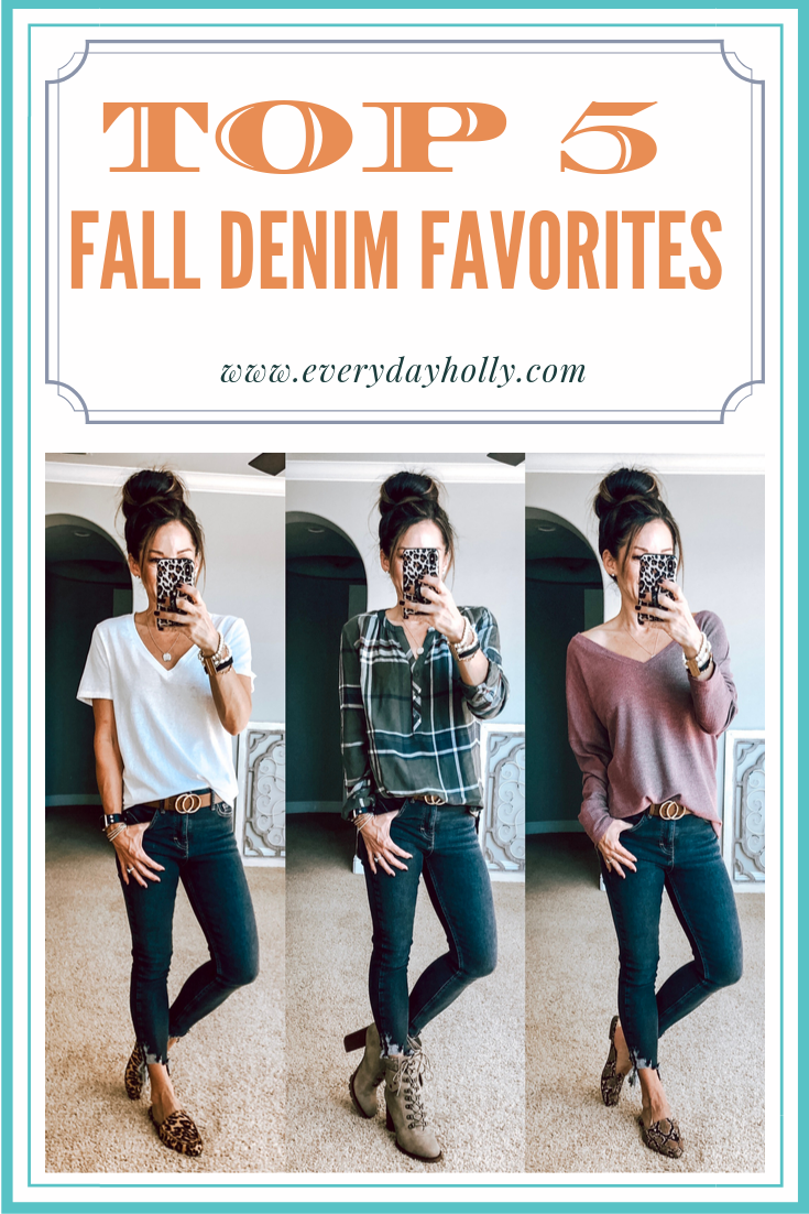 Top 5 Fall Denim Favorites - Everyday Holly