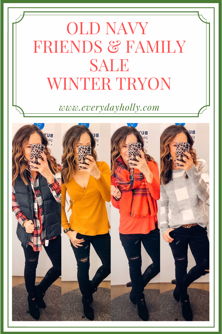 Old Navy Friends & Family Sale – Casual Winter Outfit Ideas