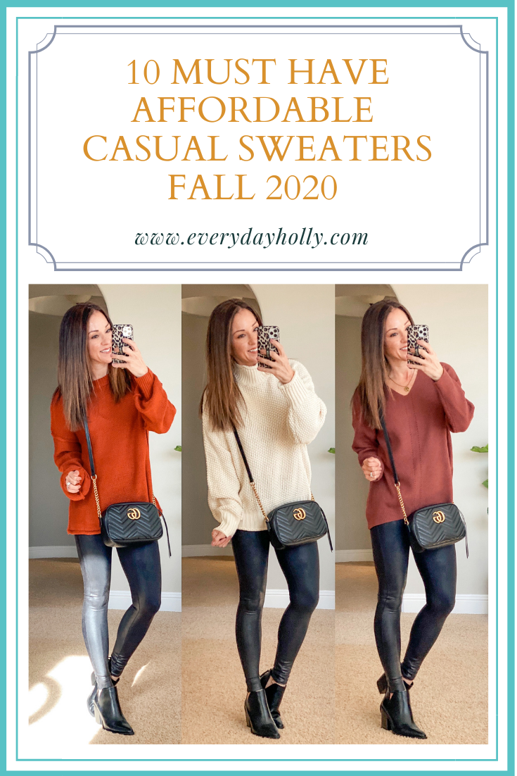 10 Must-Have Affordable Sweaters – Casual Style – Fall 2020