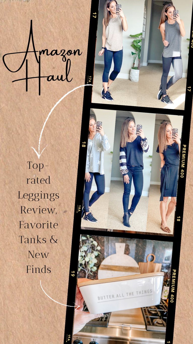 Amazon Haul! Top-rated Leggings Review, Favorite Tanks & New Finds
