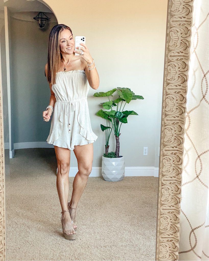 Summer Rompers ~ Over 40 Petite Easy Outfit ideas - Everyday Holly