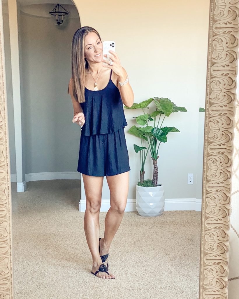 Summer Rompers ~ Over 40 Petite Easy Outfit ideas - Everyday Holly