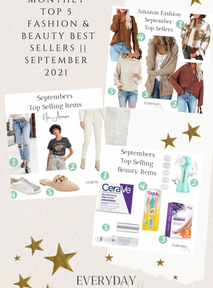Monthly Top 5 Fashion & Beauty Best Sellers || September 2021