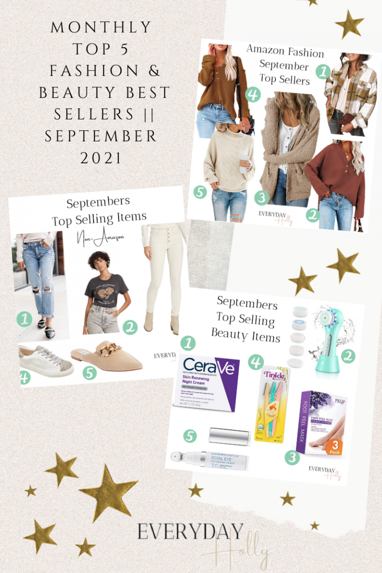 Monthly Top 5 Fashion & Beauty Best Sellers || September 2021