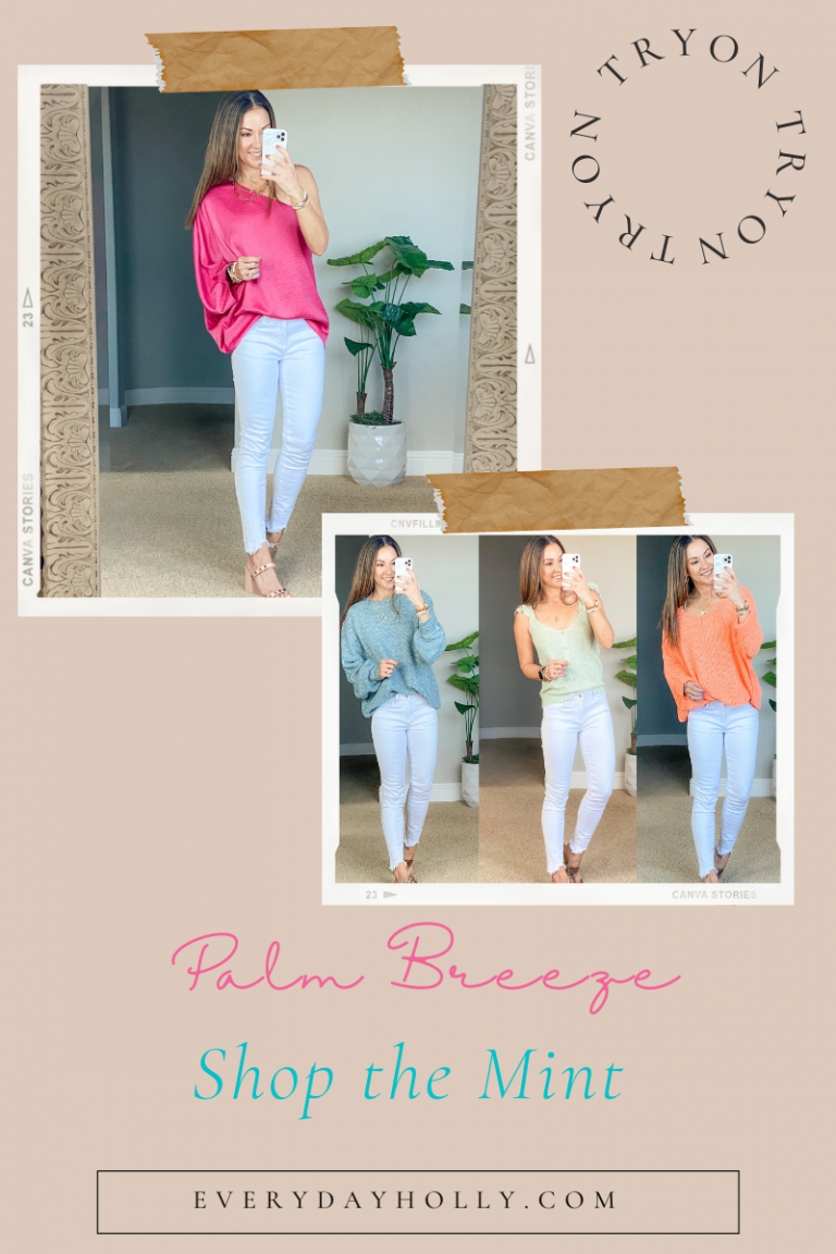 Spring Outfits –  Palm Breeze Collection with Shop the Mint