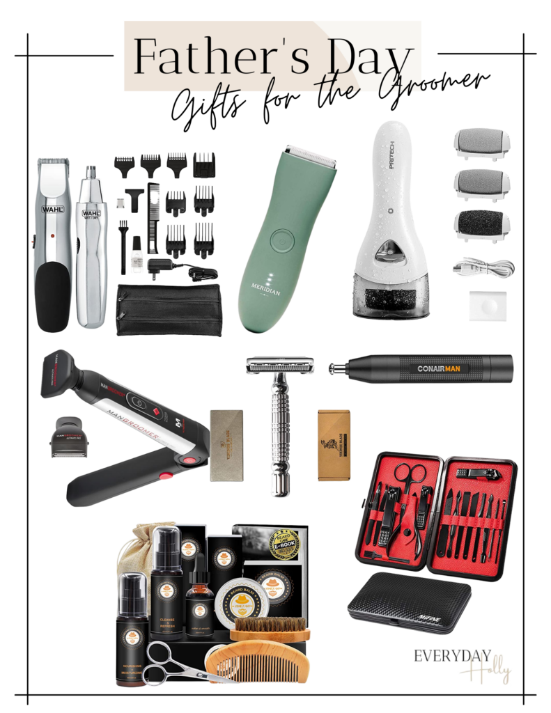 Father’s Day Gifts // Gifts for him // Gifts for Dad // Fathers day gift guide // Fun gifts for Dad // found it on Amazon // Gifts for the groomer // manscape // hair trimmers // beard trimmers
