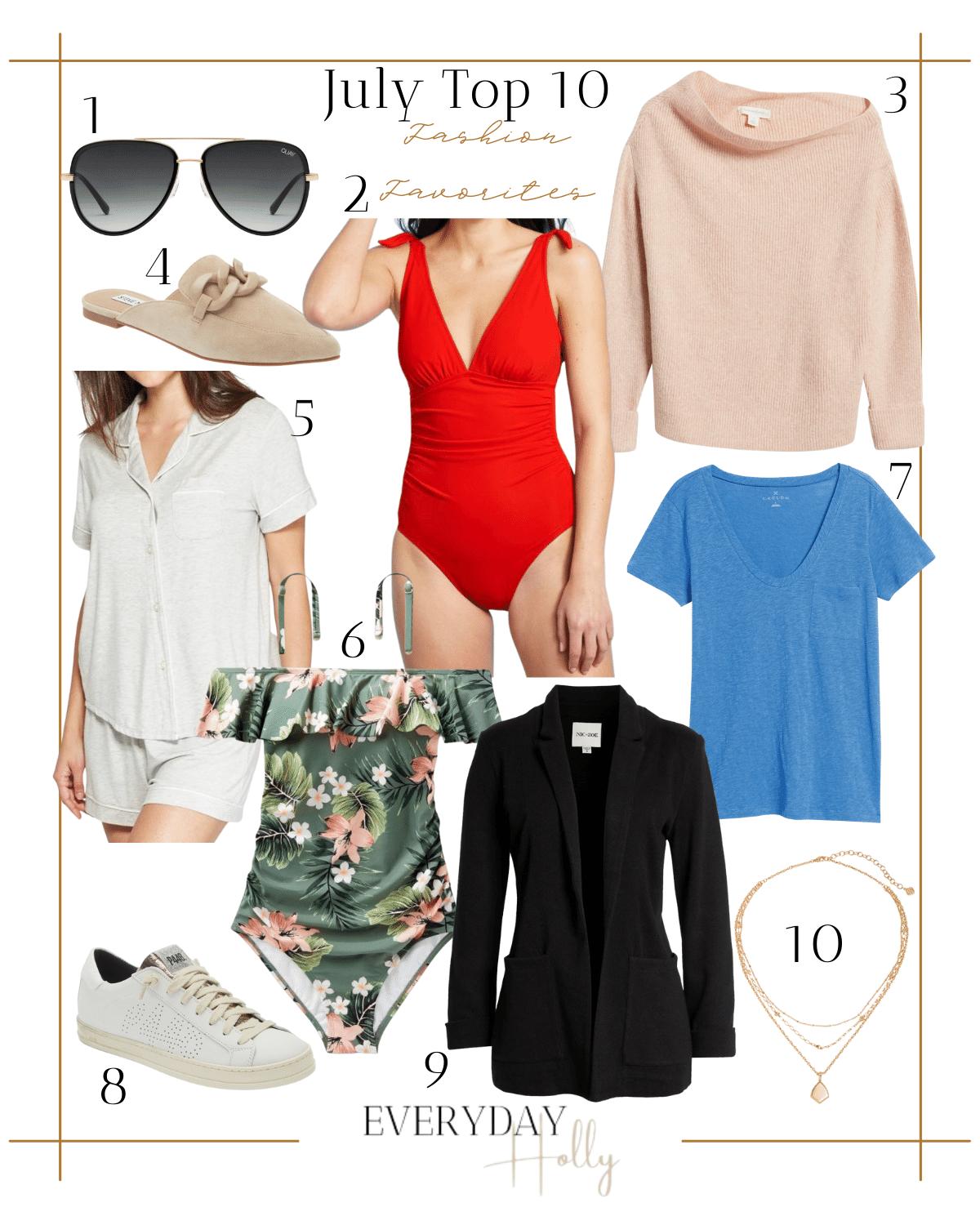 10 Summer Staples | Fashion, Beauty, + Home - Everyday Holly