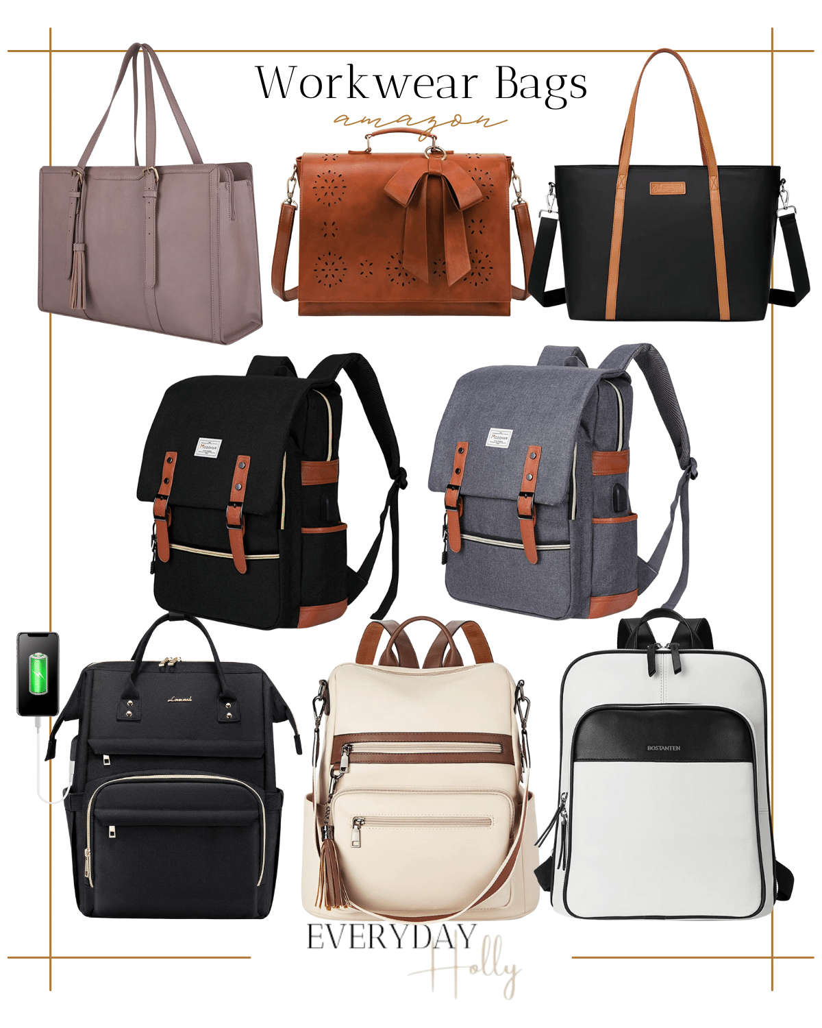 Amazon Workwear Bags

#amazon #workwear #amazonbags #workwearamazon #affordabletotes #workwearbackpacks #backpacks #chargerbackpacks #leathertote #laptoptote #laptopbackpack #workwearbags #officebags 