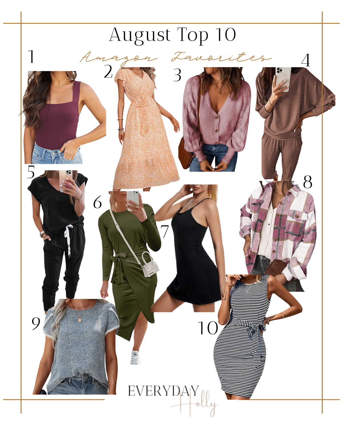 Amazon Fashion | August Top Sellers

#august #augusttopsellers #topsellers #amazon #amazonfinds #amazonfavorites #amazonbeauty #amazonfashion #amazonhome  #bodysuit #stripedress #shacket #flannel #athleisure #activewear #blouse #twopieceset
