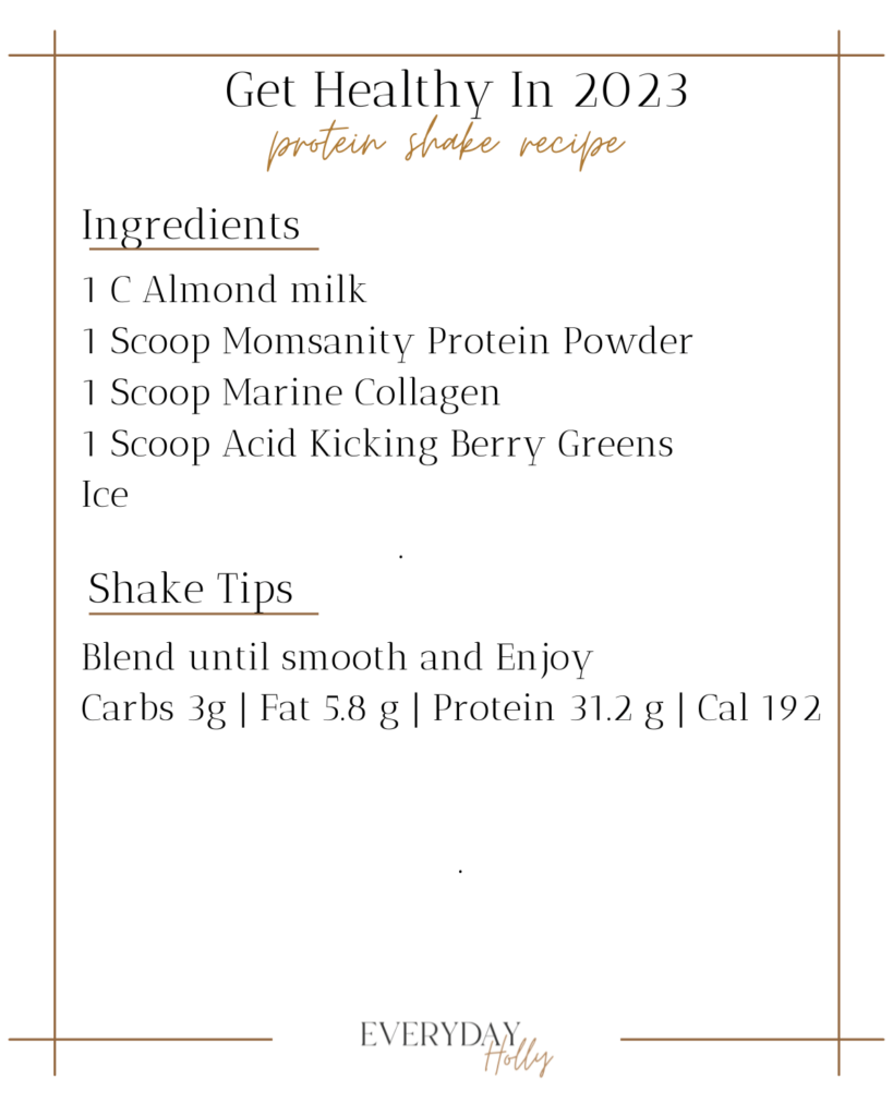 protein shake recipe,