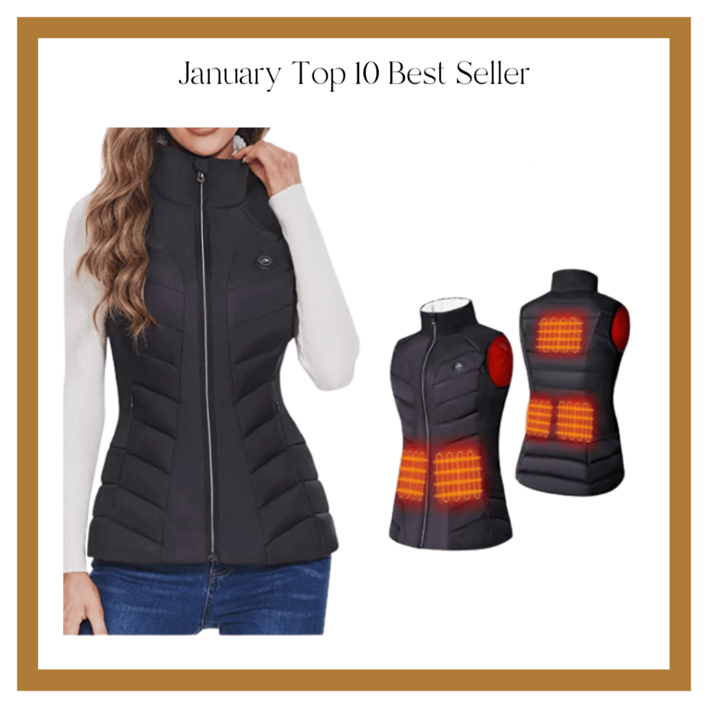 january best seller, heated puffer vest, amazon fashion, winter style, top 10