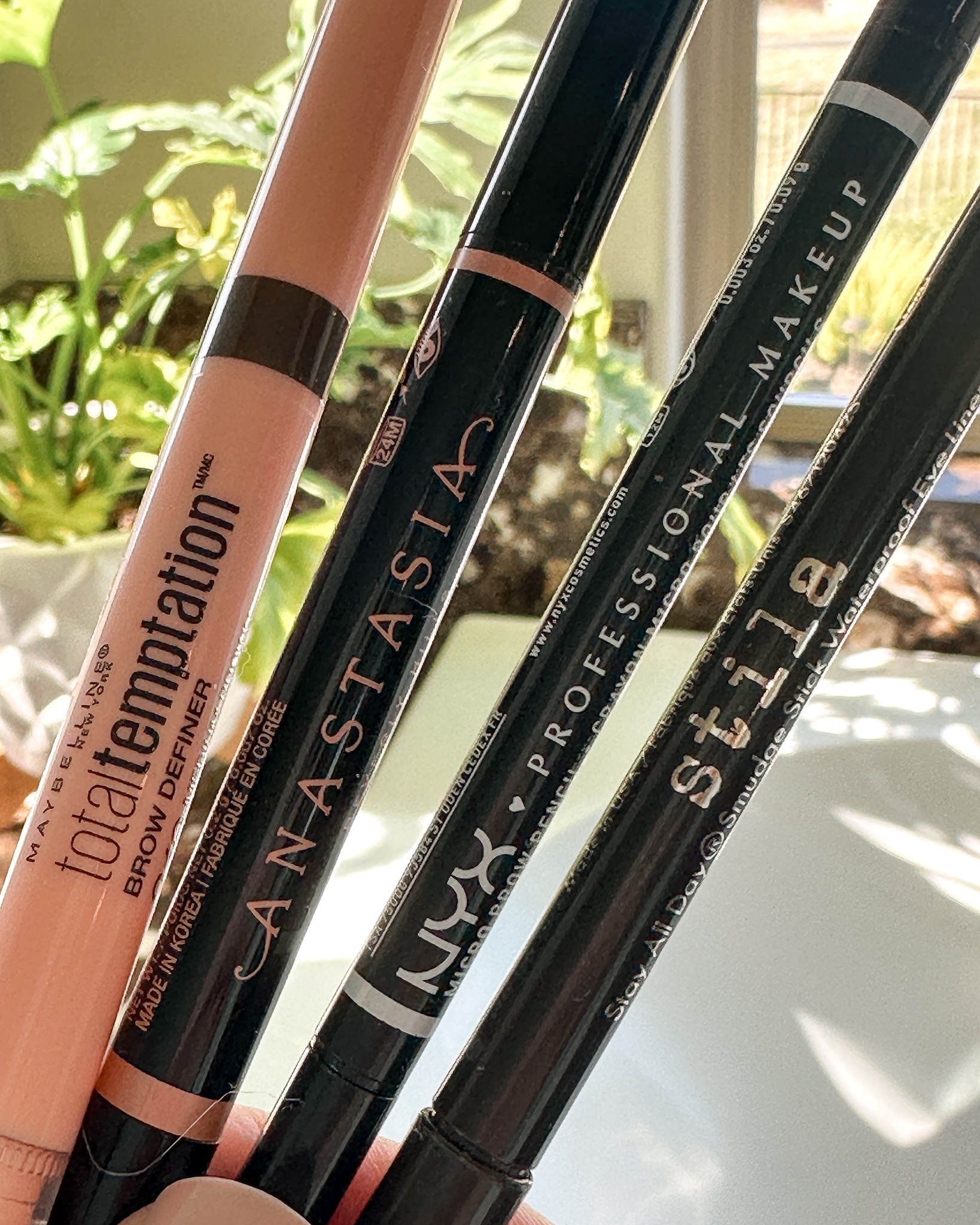 eyebrow pencils, maybelline eyebrow pencil, anastasia eyebrow definer, nyx eyebrown pencil, stila eyeliner, amazon beauty, amazon makeup 