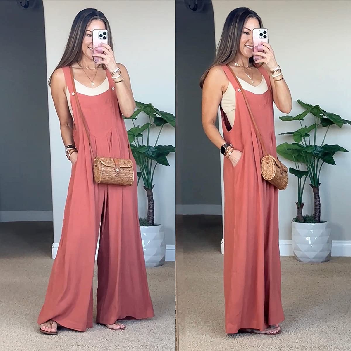 amazon top 10, best selling fashion, deep side jumpsuit, wide leg jumpsuit, spring style, casual spring look, amazon find 