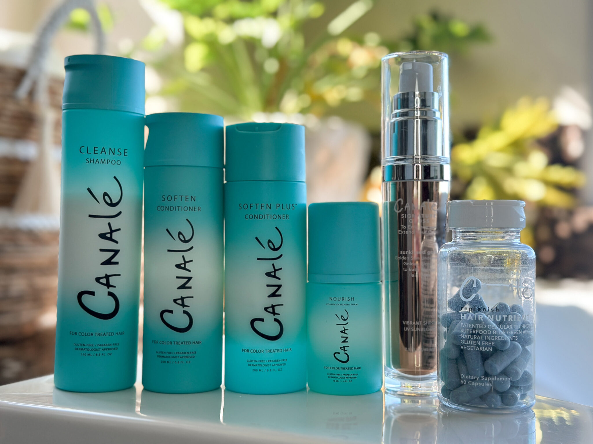 canale haircare line, shampoo, conditioner, hair treatment, hair vitamins, nourishing hair treatments 