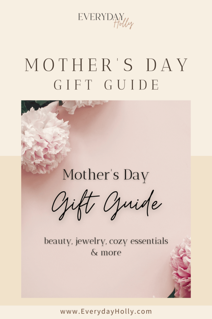 mother day gift guide pinterest graphic 