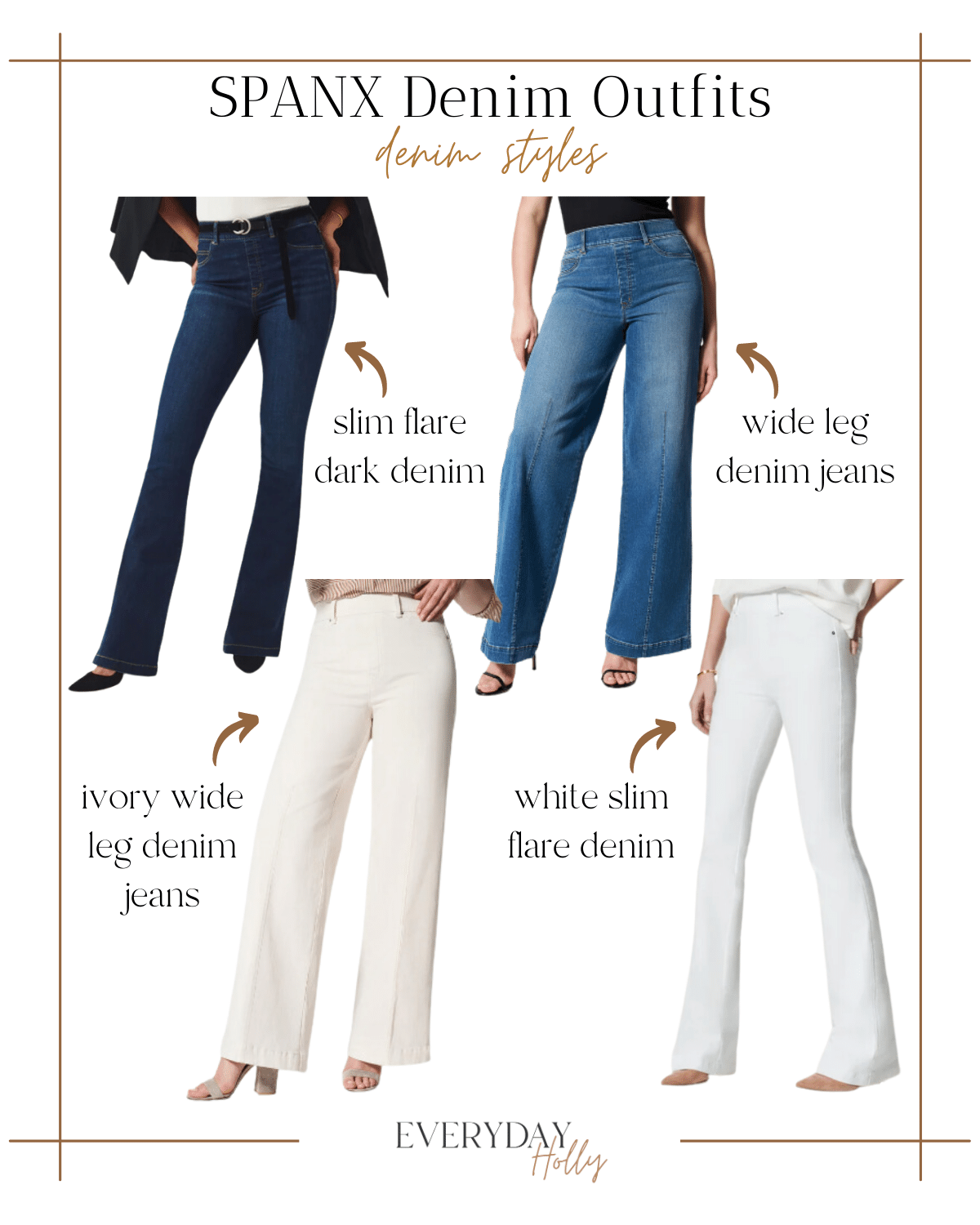 SPANX Denim Staples You Will Love! - Everyday Holly