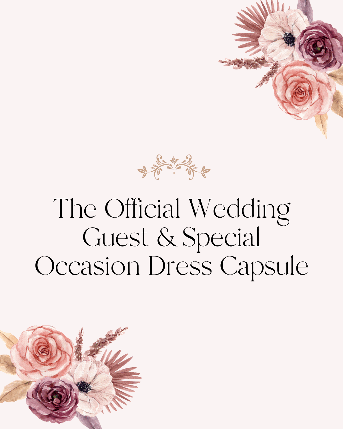 wedding guest and special occasion dress capsule, trending blogs, fashion favorites 