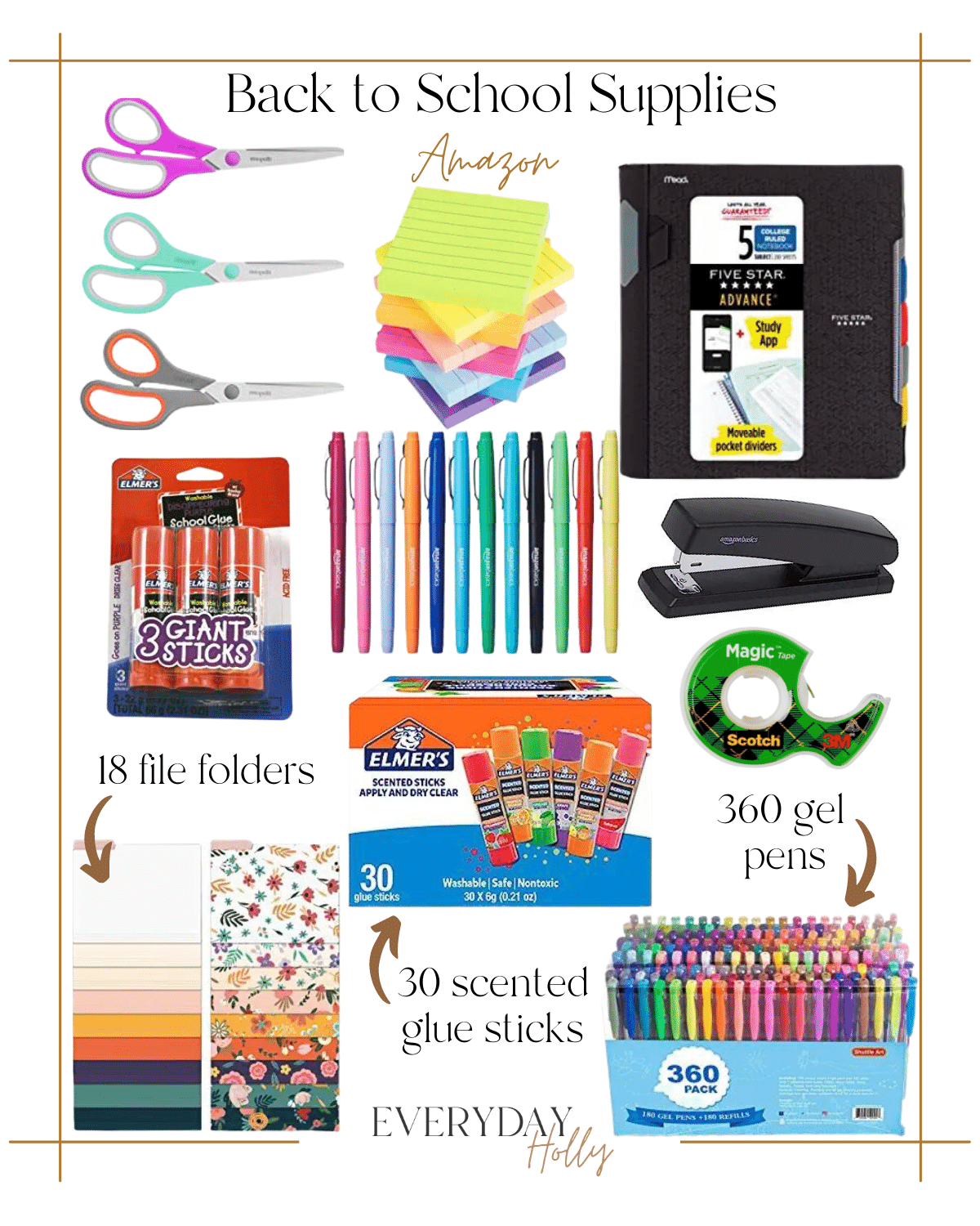 Back to School School Supplies

#backtoschool #schoolsupplies #binder #notebook #calculator #backtoschoolshopping #markers #crayons #pens #mechanicalpencils