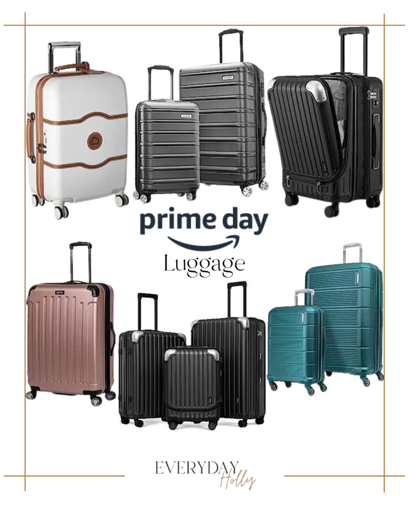 luggage, travel essentials, amazon prime day