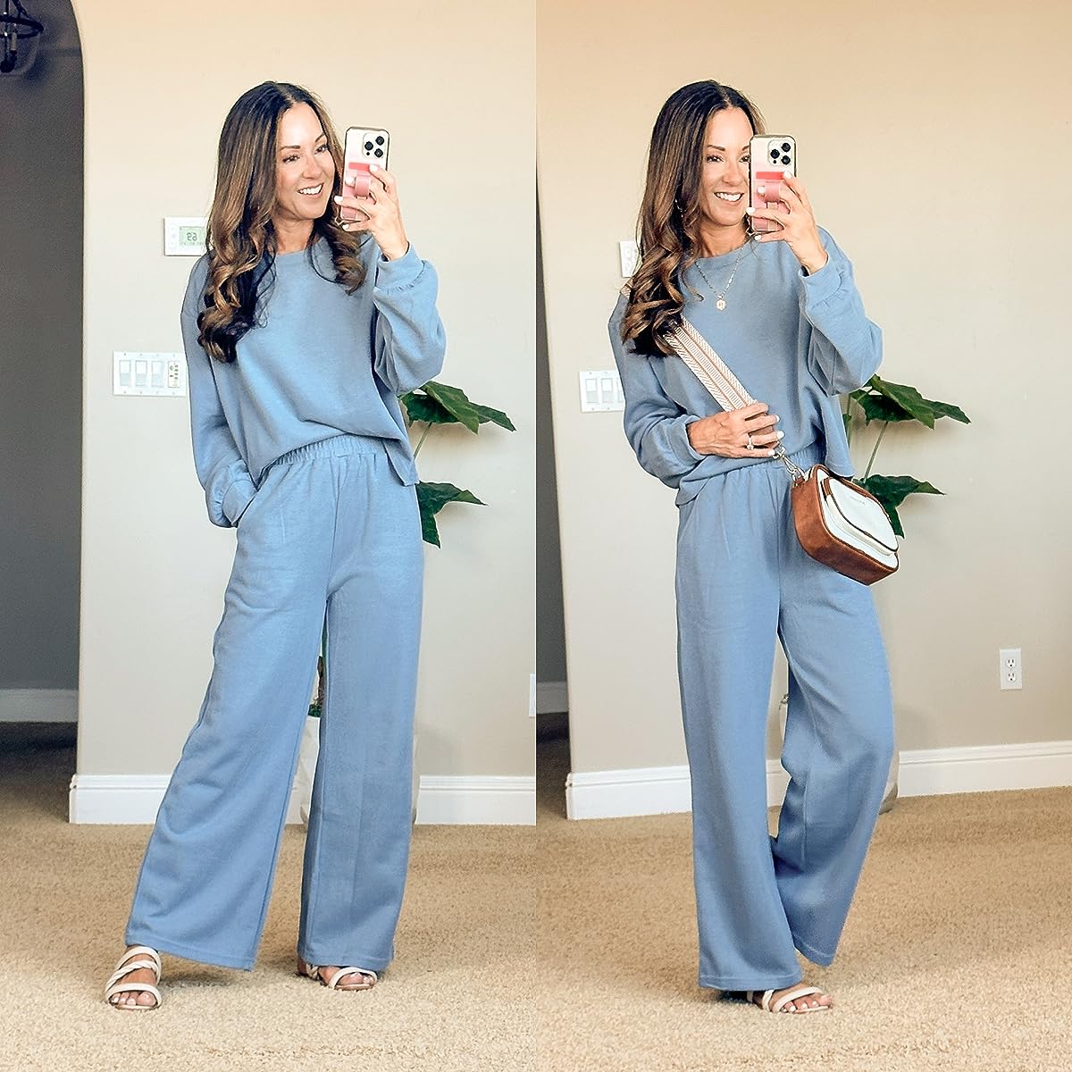 The Best Loungewear and Cozy Finds for this Fall | #best #loungewear #cozy #finds #fall #twopiece #set #comfy #relax #lazy #sandals #jewelry #best