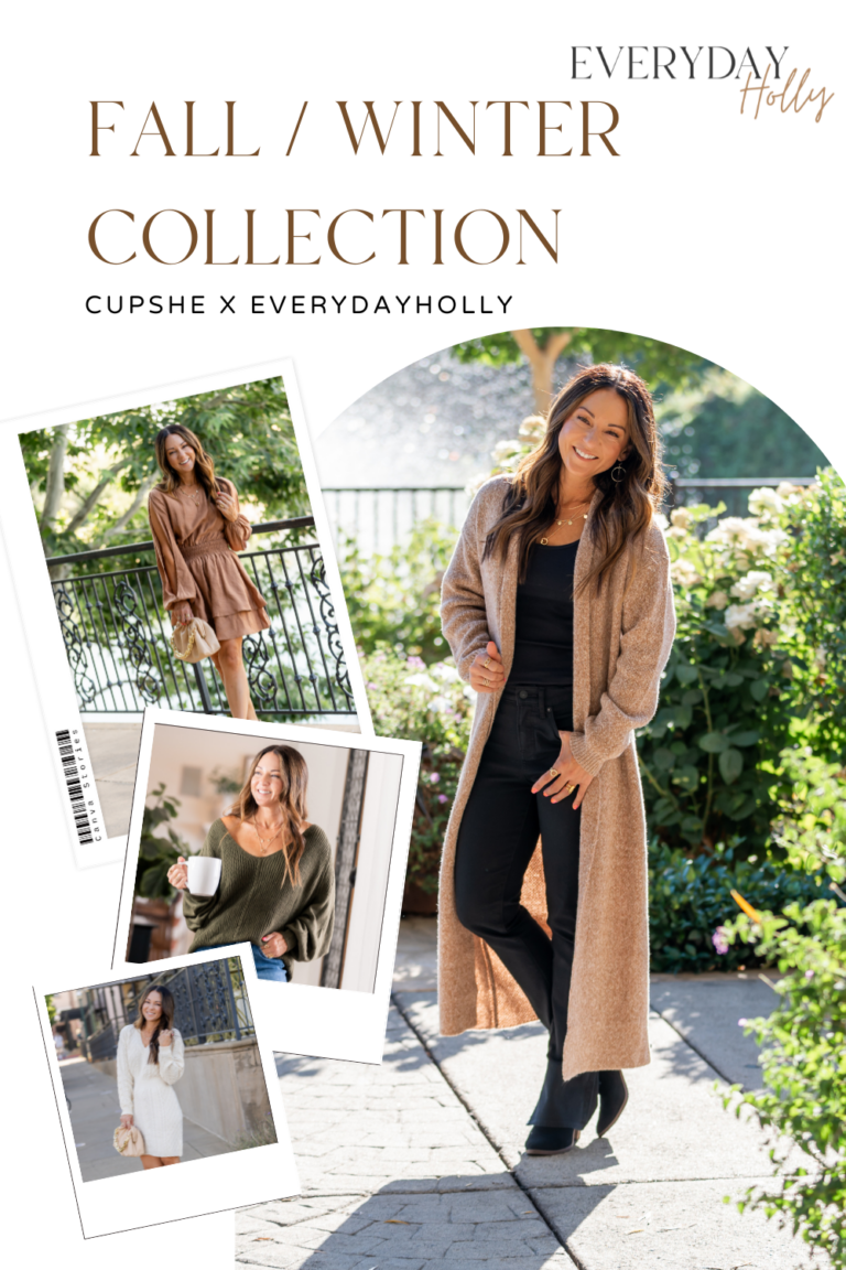 Shop the Cupshe x EverydayHolly Fall / Winter Collection NOW!