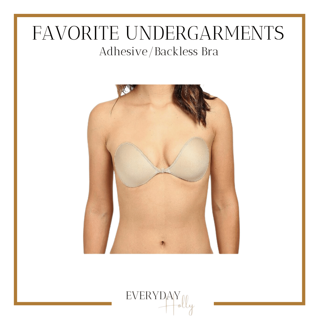 Favorite Undergarments | #backless #strapless #nude #neutral #dress #occasion #fashion #amazon #bra #undergarment #time #all