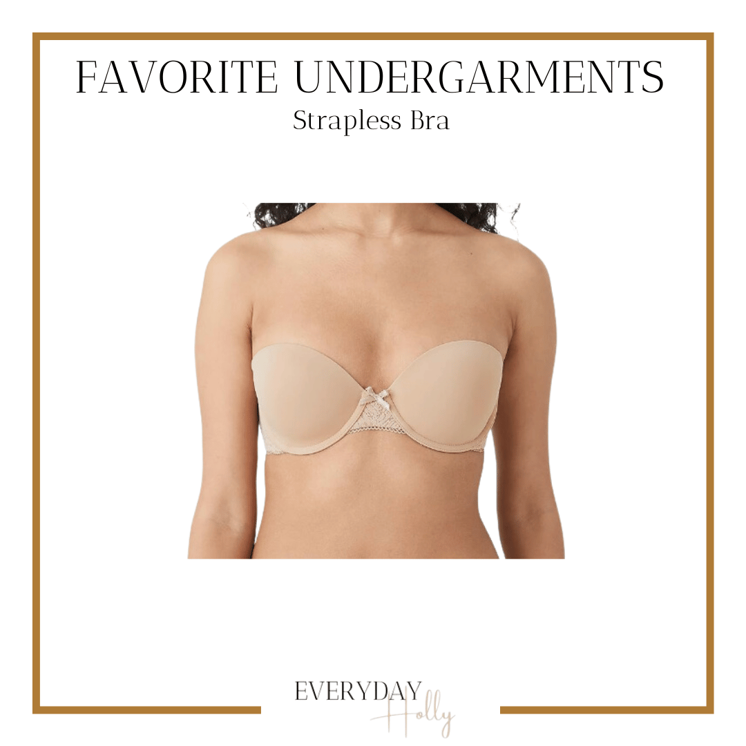Favorite Undergarments | #strapless #dress #fashion #musthave #favorite #amazon #nude #neutral #noshow #bra #undergarment #time #all