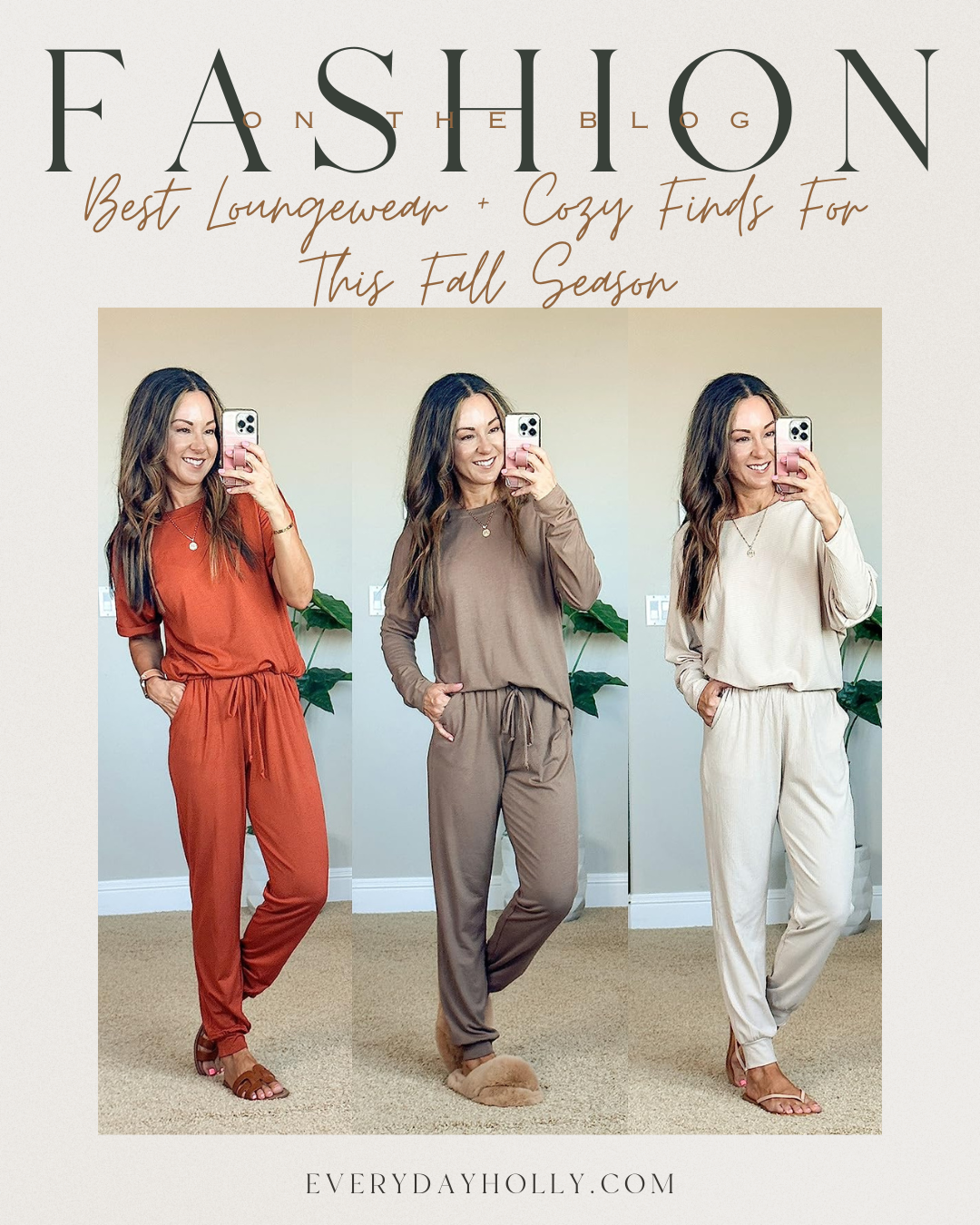 best loungewear and cozy finds | #fall #cozy #finds #loungewear #fashion #amazon #lounge #relax #matchingsets #joggers #longsleeves #sweaterweather