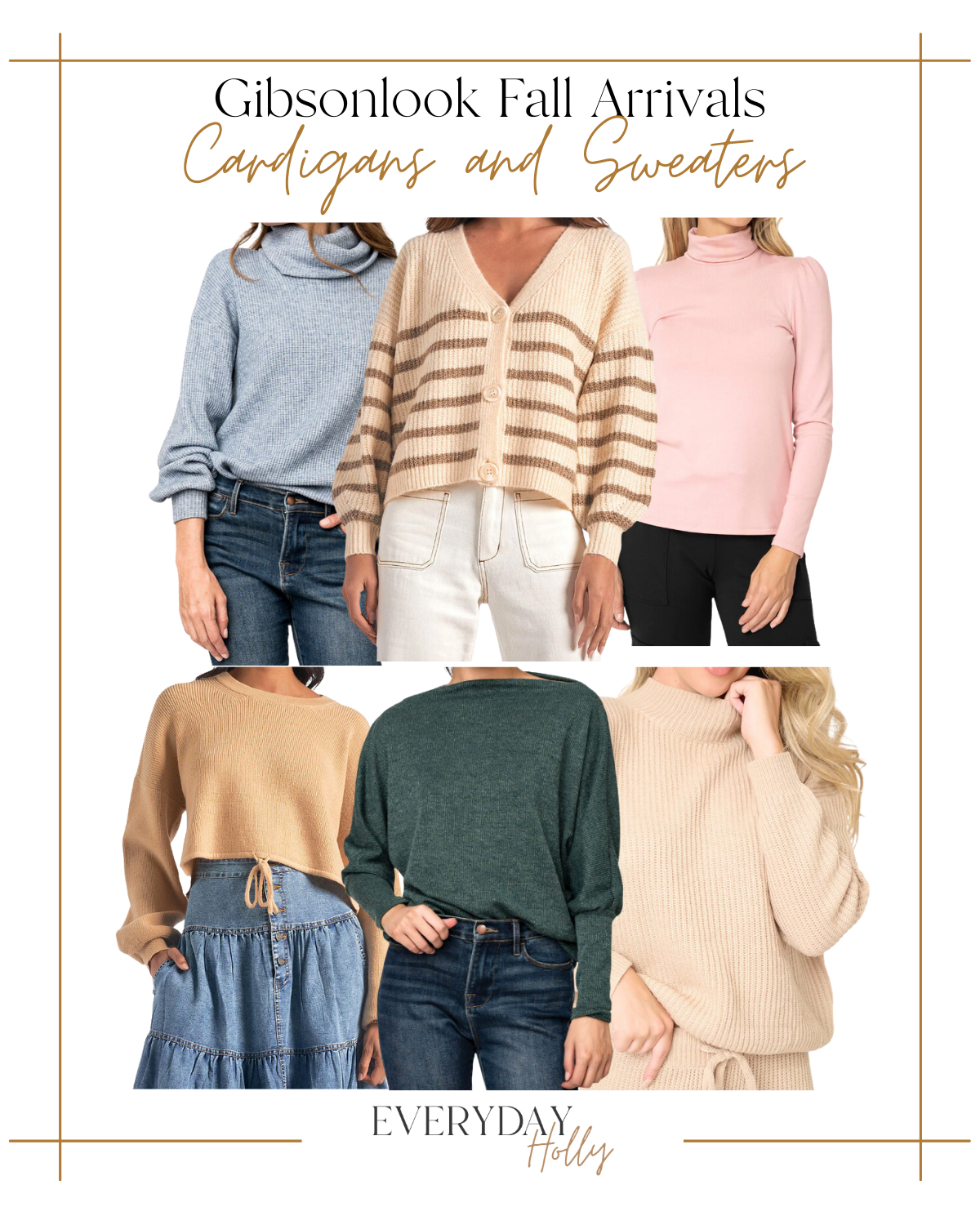 fall pieces you will want in your closet | #fall #autumn #wardrobe #closet #gibsonlook #fashion #fallfashion #turtleneck #cowlneck #cardigan #stripes #neutral #drawstring #hoodie #slouchy #relaxed #oversized