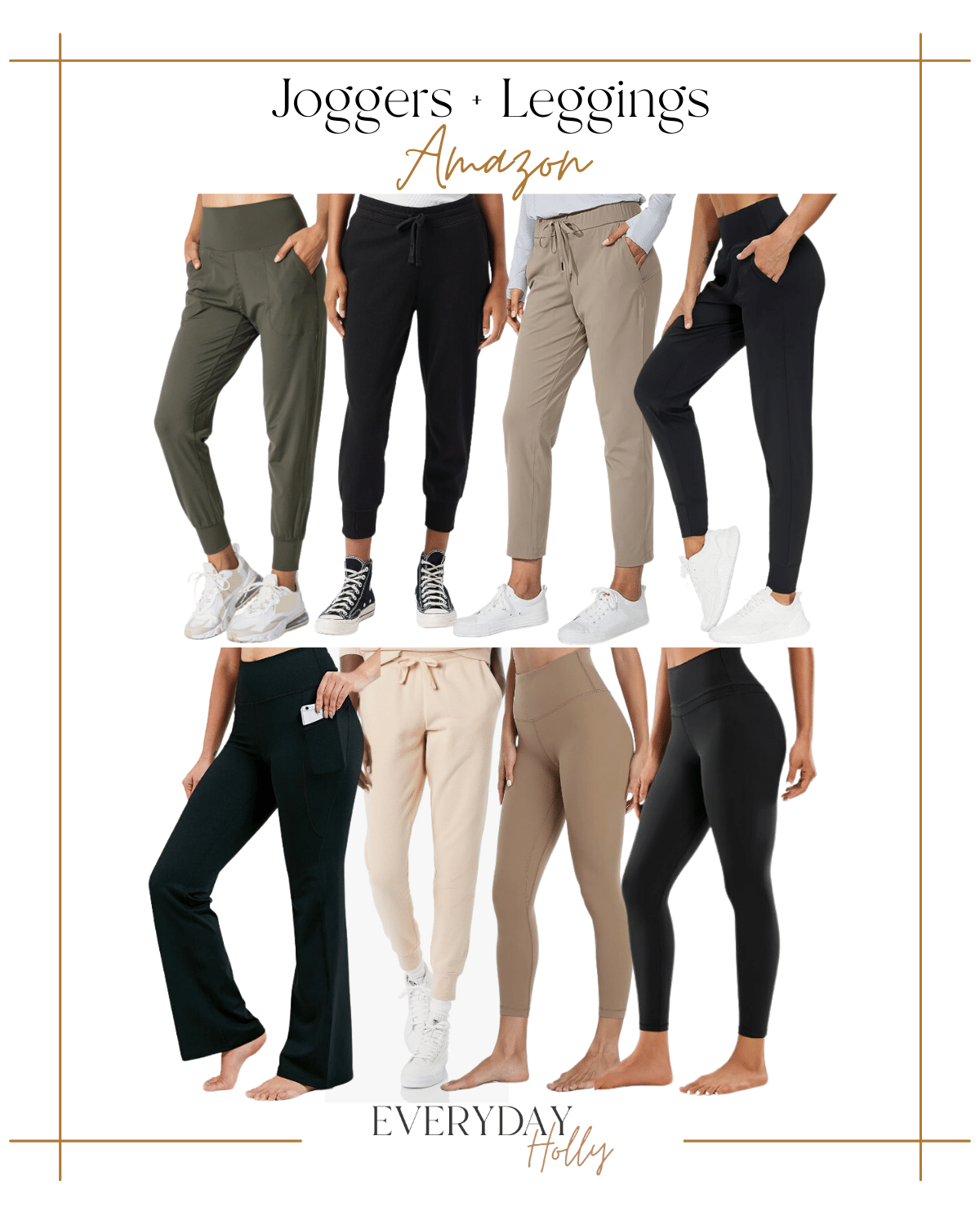trendy and comfy athleisure styles that you need | #trendy #comfy #athleisure #joggers #leggings #sweatpants #travel #sports #athletic #fleecelined #capri #lounge