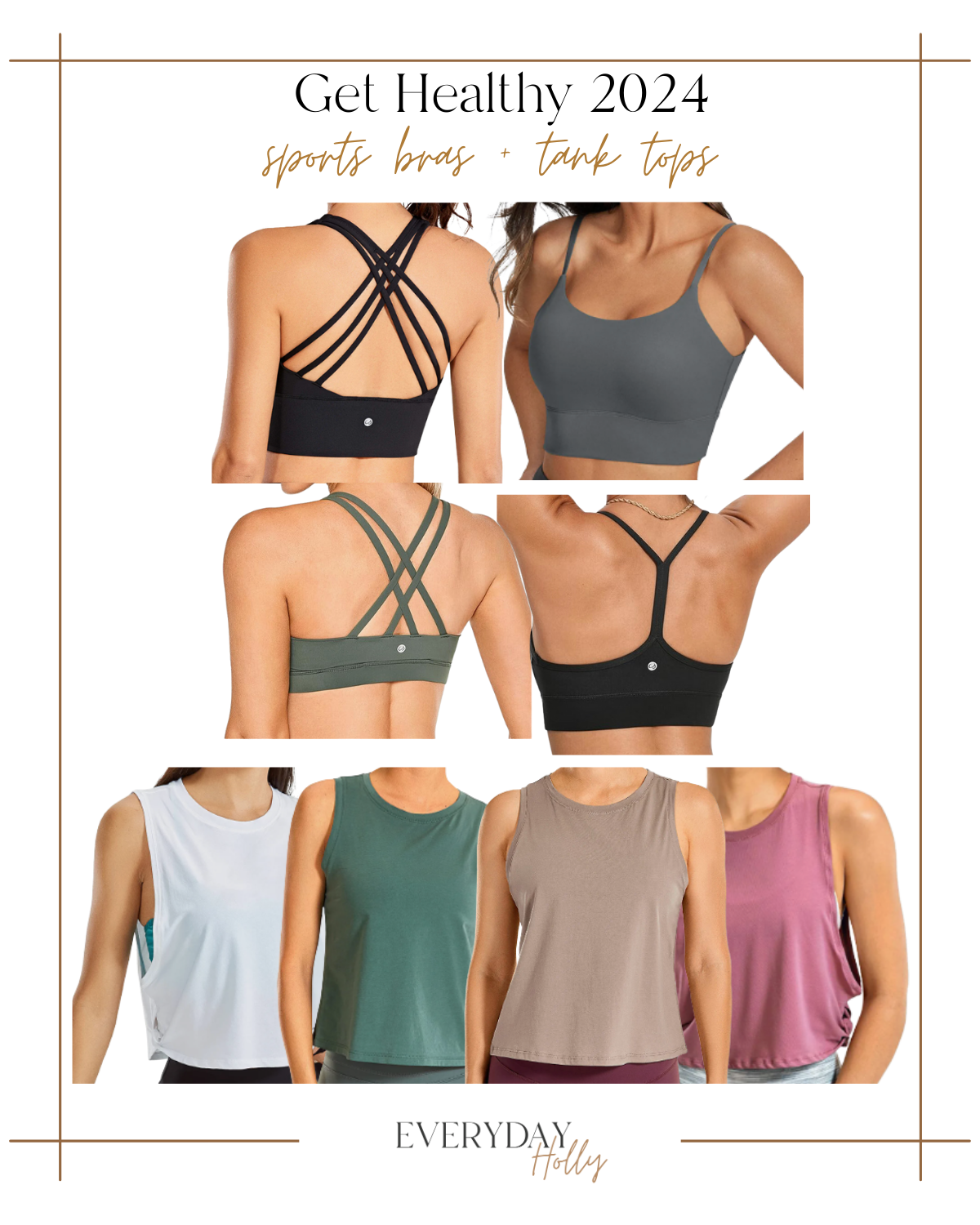 get healthy and become your best self this new year | #get #healthy #become #best #self #new #year #fitness #workout #sportsbra #workoutgear #tanktop #lightweight