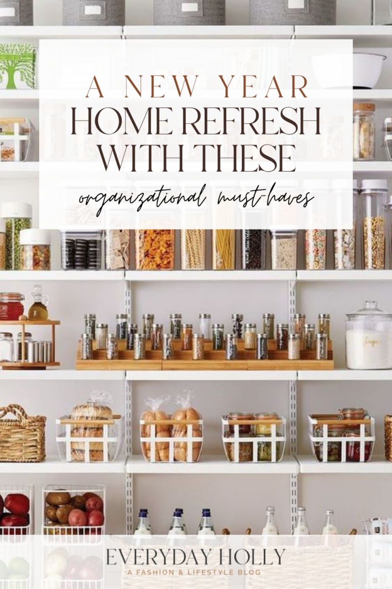 A New Year Home Refresh with these Organizational Must-Haves