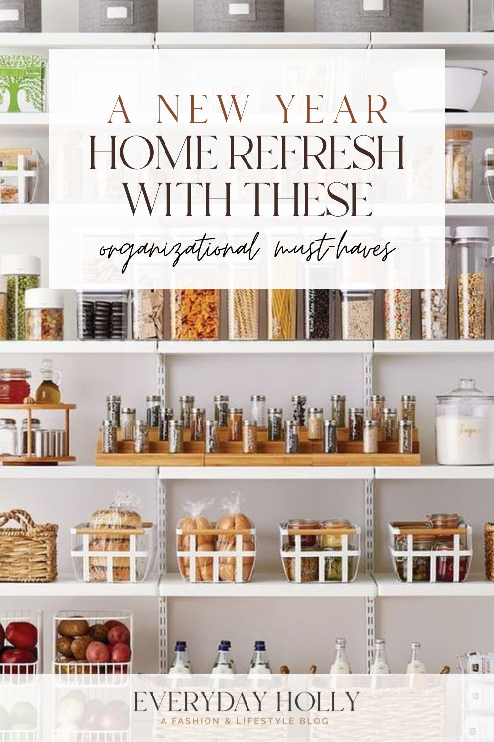 new year home refresh with these organizational must haves | new year, home refresh, home organization, organization, storage