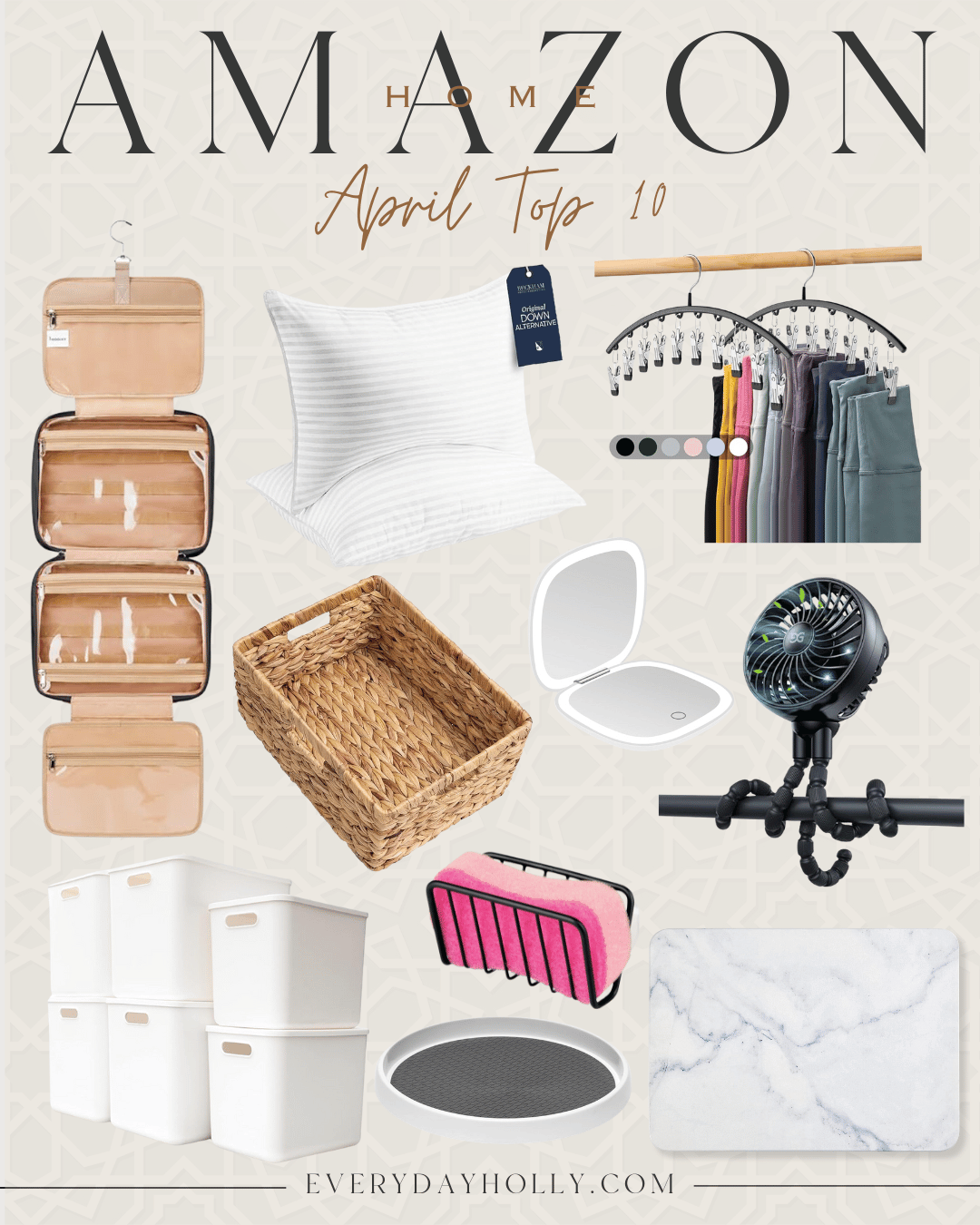 Top 10 hottest best sellers from april | best sellers, monthly top sellers, fashion, home, beauty, everyday fashion, home favorites, home finds, organization, closet, basket, travel essential, pillows, bedding