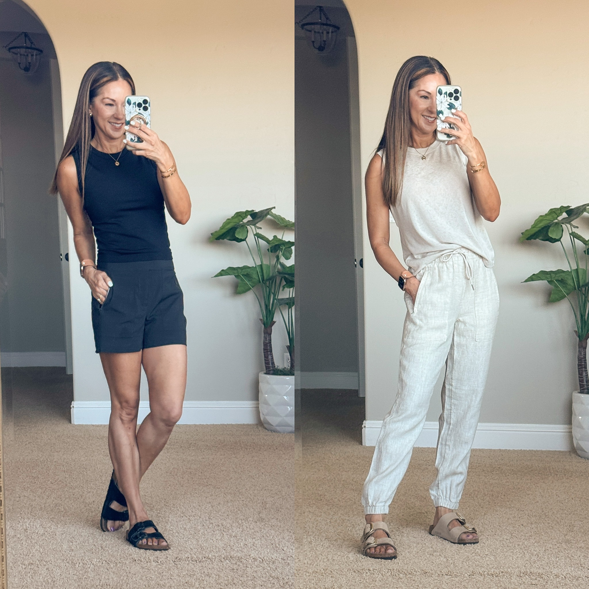 may outfit recap: trending fashion and favorite finds | may, outfit round up, fashion, trending fashion, affordable fashion, summer outfit inspo, neutral fashion, athleisure, athleisure outfit, loungewear, sandals