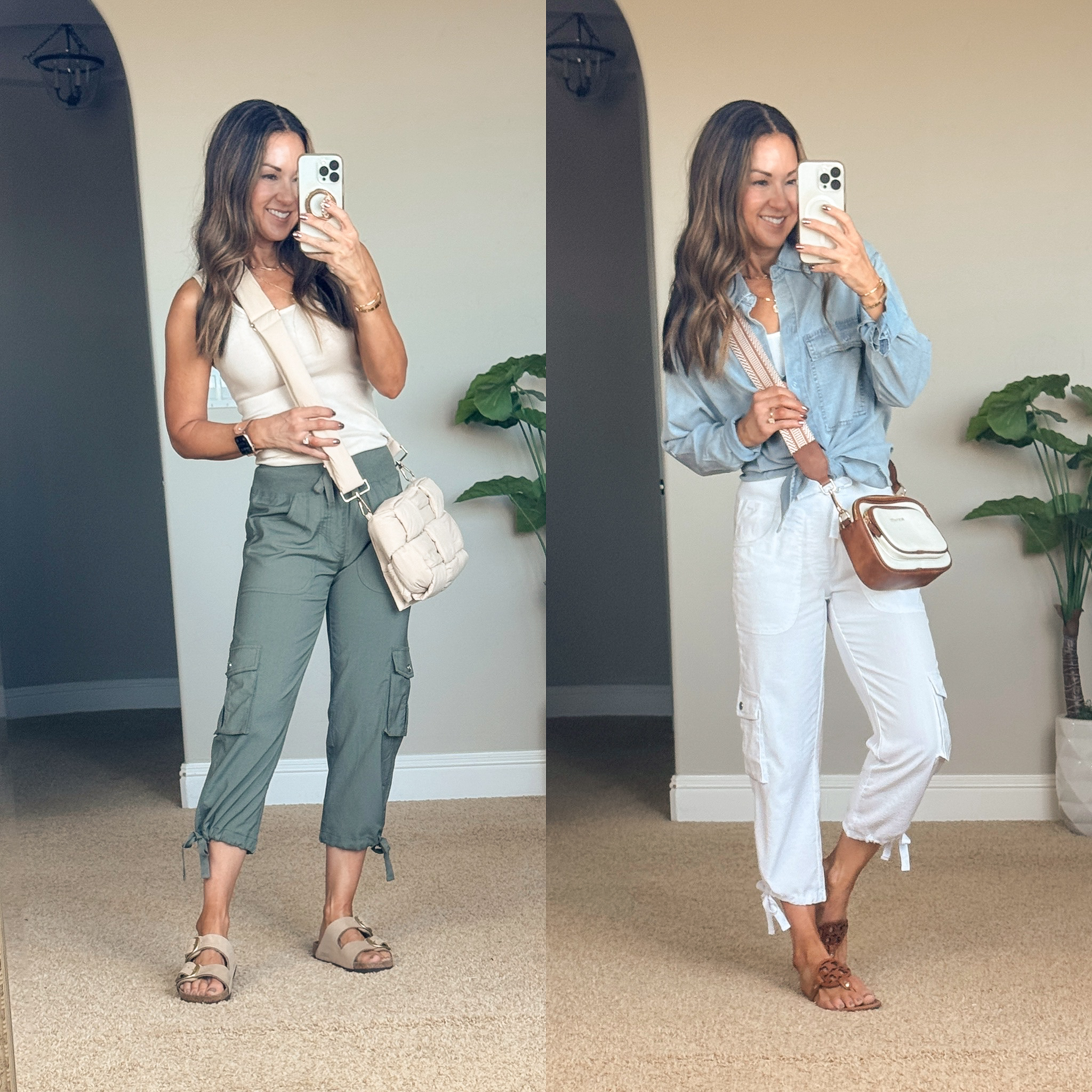 may outfit recap: trending fashion and favorite finds | may, outfit round up, fashion, trending fashion, affordable fashion, summer outfit inspo, sandals, casual outfit inspo, everyday outfit, cargo pants, denim