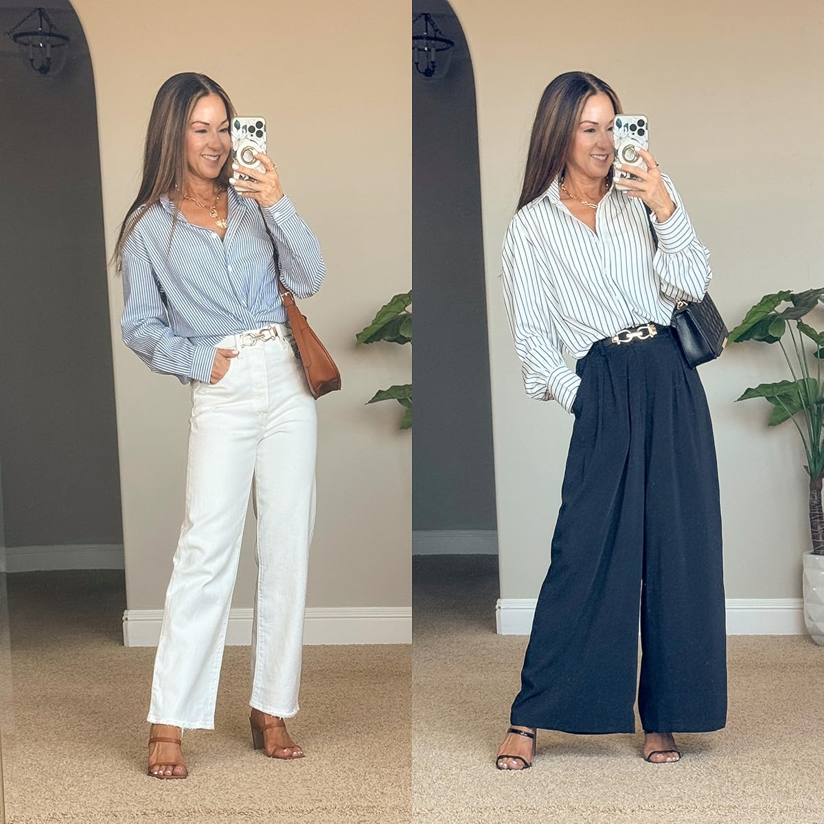 ultimate guide for heading back-to-school A+ outfits and school supplies | teacher outfits, school supplies, back to school, school year, workwear, work style, teacher style, wide leg pants, button down, accessories