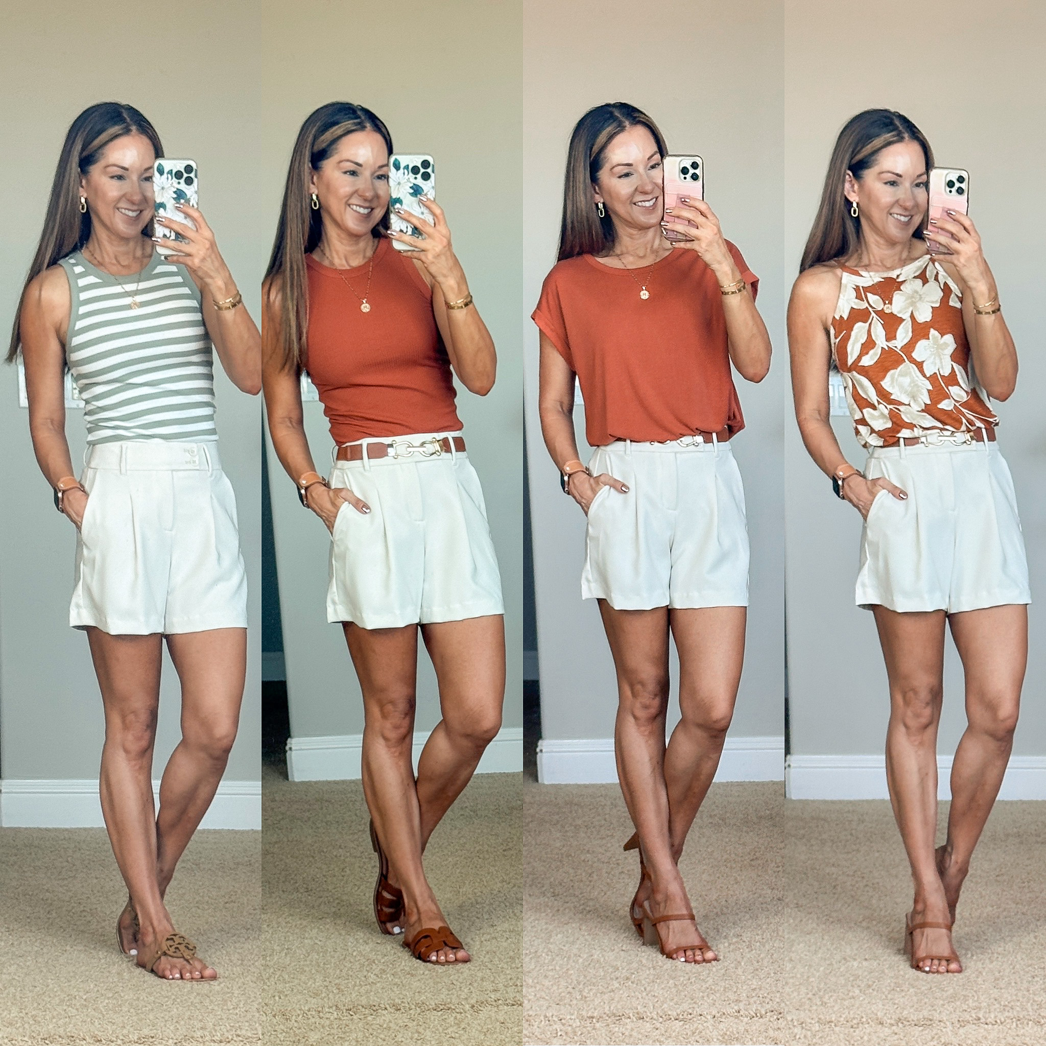 july style recap shop teacher outfits, summer styles and more | july, style recap, outfit recap, summer fashion, trending fashion, summer outfit, everyday outfit, trouser shorts, maurices