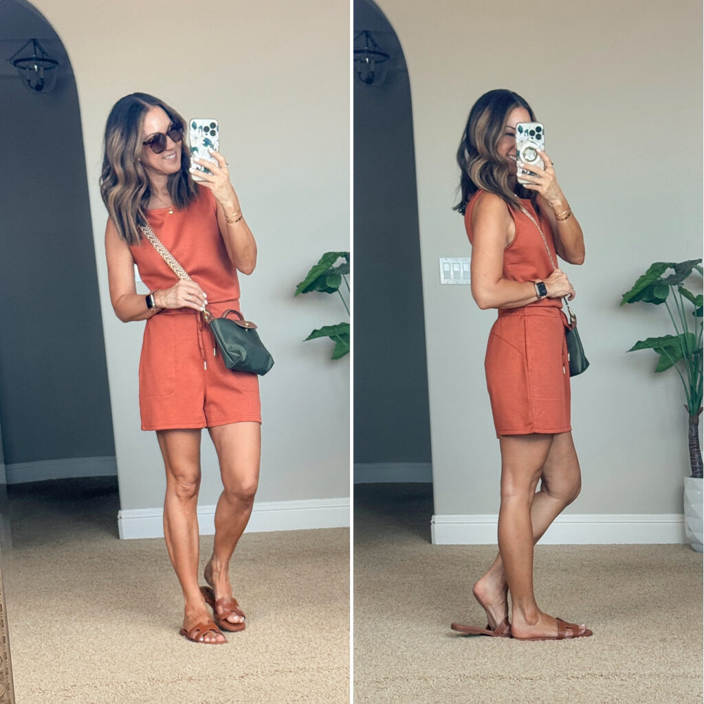 From Summer to Fall: August Outfit Trends You’ll Love | fall outfits, date night, jumpsuit, elevated outfit, late summer, romper, sandals, dress