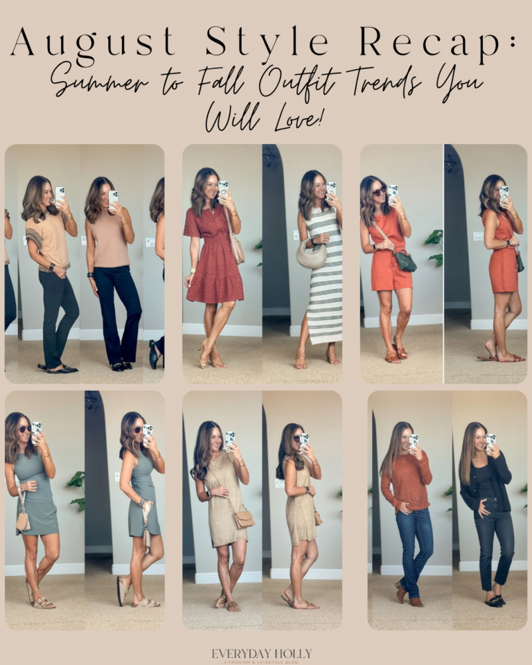 August Style Recap: Summer to Fall Outfit Trends You’ll Love