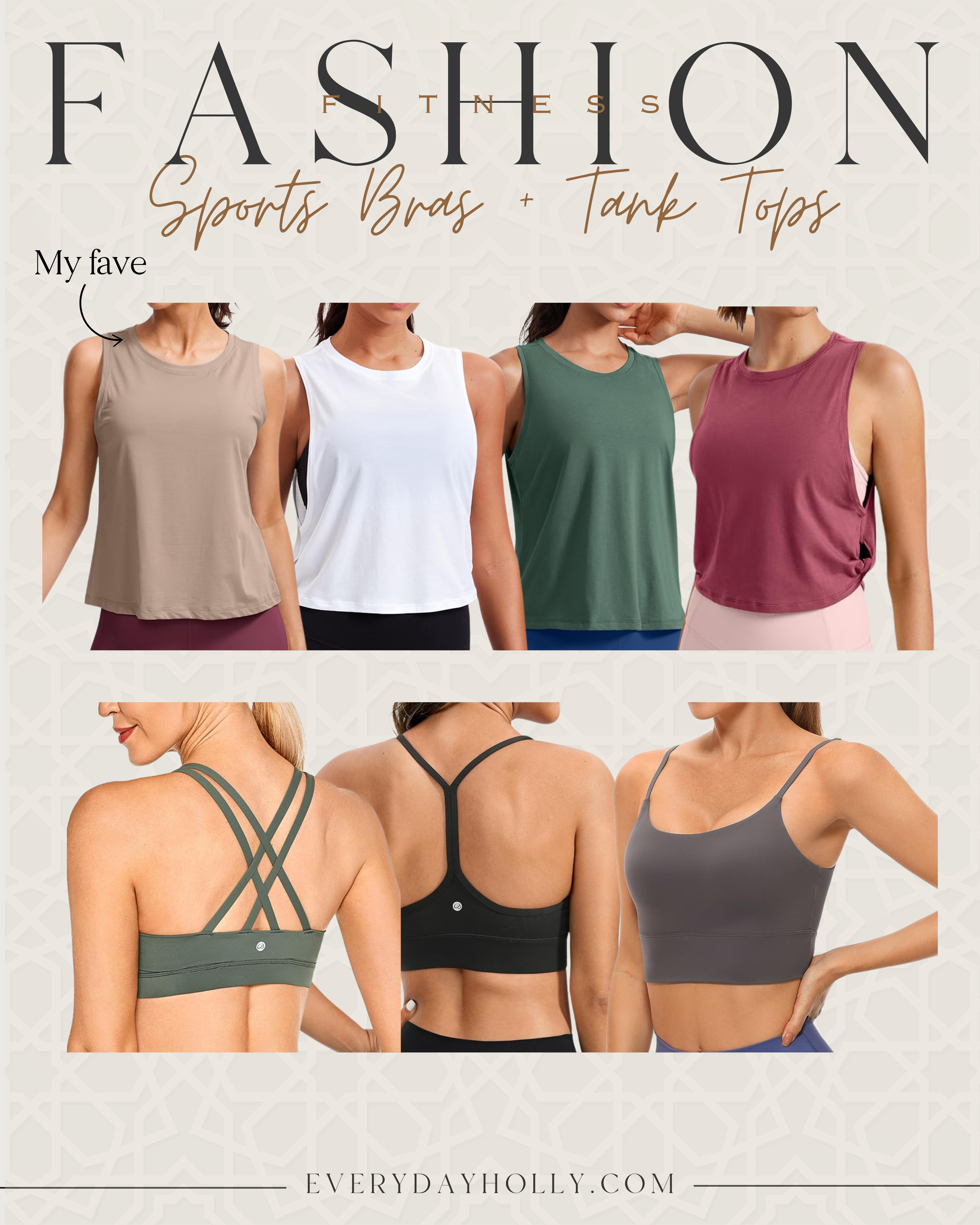 Get Fit, Stay Healthy, and Achieve Your Best Self This New Year | workout tanks, workout tops, workout bra, sports bra, bra top, bra tank, exercise outfits