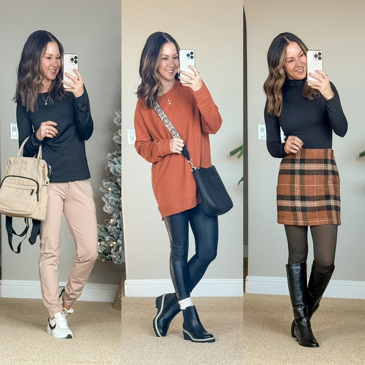 december style recap 51+ stunning winter outfits you can't miss | winter outfit, winter style, winter outfit inspo, fashion blogger, trending fashion, winter layers, everyday outfit, casual outfit, fleece lined tights