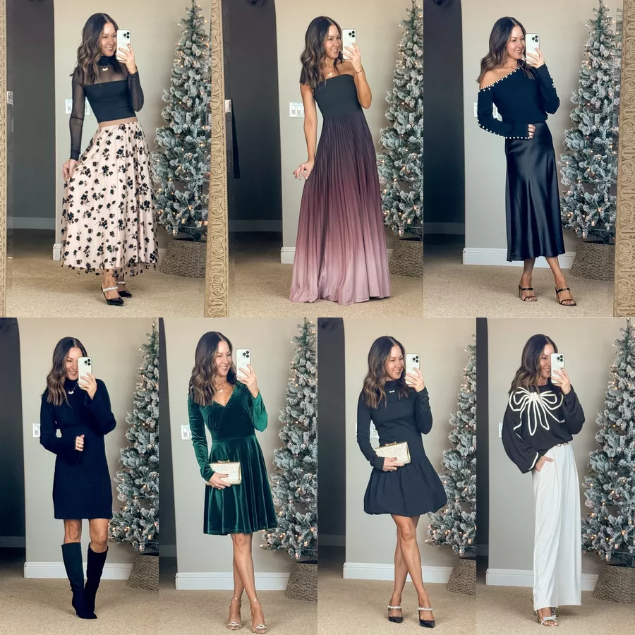 The Top 10 Hottest Best Sellers from December | outfits, winter outfits, baxi dress, cupshe, sweaters, petite, outfit inspo, bubble dress, trending fashion, heels, boots, skirts