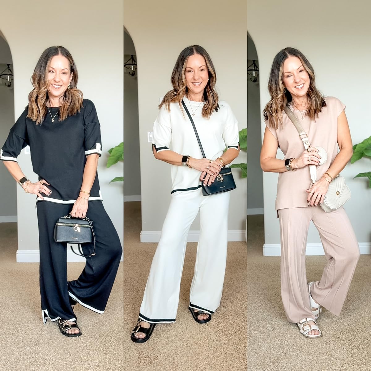 February Style Recap: 55+ Trendy Transitional Outfits You'll Love | spring fashion, outfits, petite outfit inspo, comfy outfits, travel setss, 2 piece sets, outfit ideas, tracksuits, tank and pants set, knit 2 piece sets