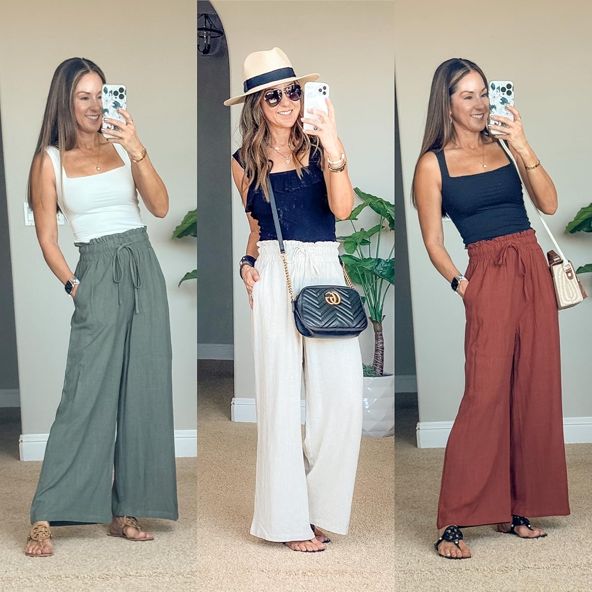 February Style Recap: 55+ Trendy Transitional Outfits You'll Love | resort wear, outfits, petite outfit inspo, comfy outfits, travel outfits, mini dress, maxi dresses, rompers, linen pants, tank top, straw hat, sun hat, purses