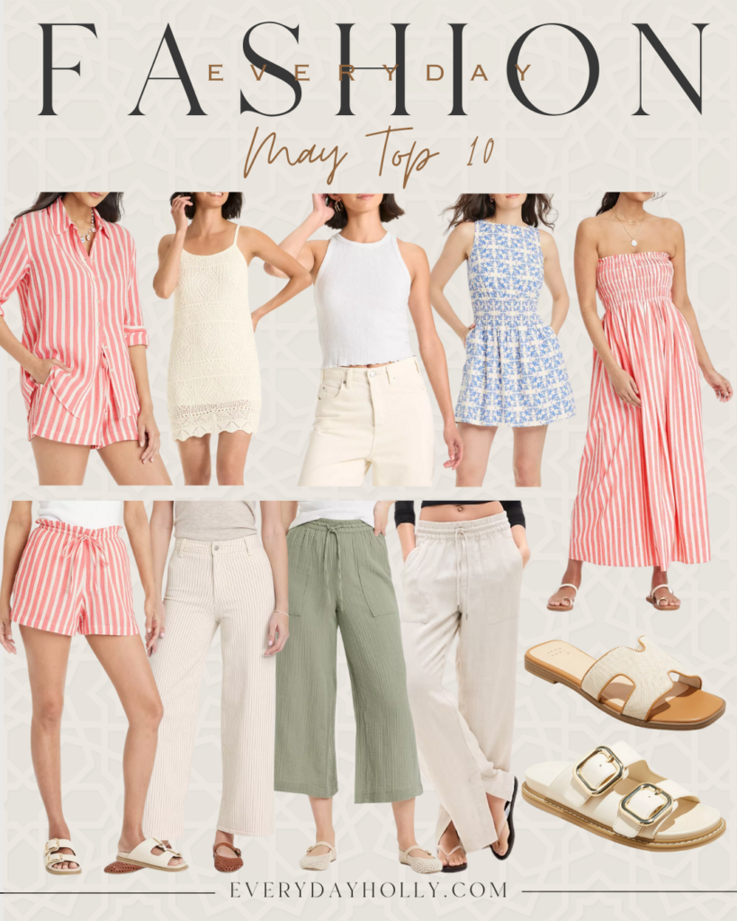 May Top 10 fashion bestsellers, fashion finds, women's fashion, athleisure, comfy, seamless bras, matching two piece sets, built in bra, target fashion, outfit inspo, amazon fashion