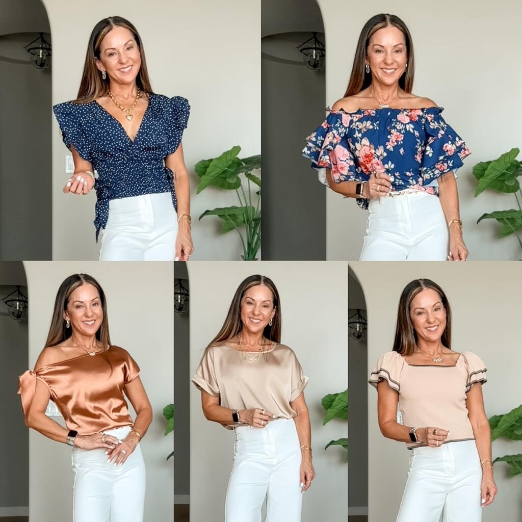 Chic summer looks for women featuring casual and vacation-ready outfits, Trendy summer looks with lightweight dresses, Stylish summer looks 2025 with flowy skirts, Easy summer looks for everyday wear, Cute and casual summer looks for women